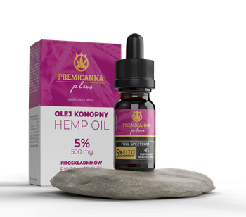 Premicanna PLUS Zertifiziertes CBD-Öl 10% CBD-Hanföl, angereichert mit CBG