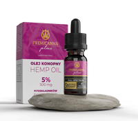 Certified CBD 5% PLUS CBG oil - Enhanced hemp oil 500 mg