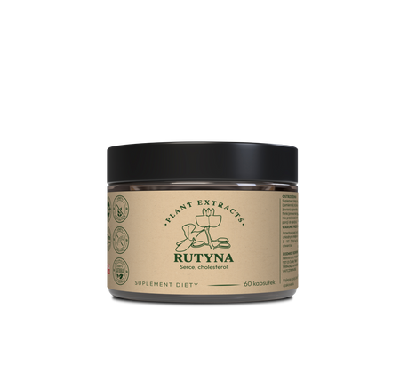 RUTYNA 60kaps.x500mg serce, cholesterol