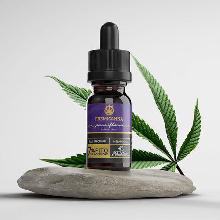 Certified CBD 7% Oil with Passion flower, Melissa and Melatonin for sleep