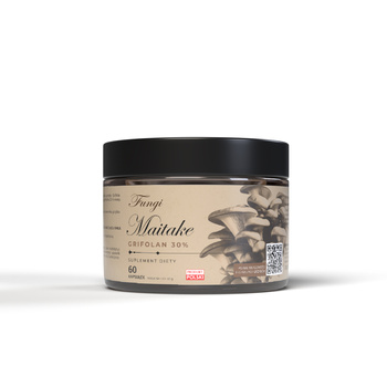 Maitake (Grifolan – Grifola frondosa) – ekstrakt standaryzowany na Grifolan ( 30 % ) CERTYFIKAT 60 kaps.