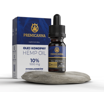 Surowy Olejek CBD 10% - naturalny olejek konopny RAW - Full Spectrum | 1000 mg