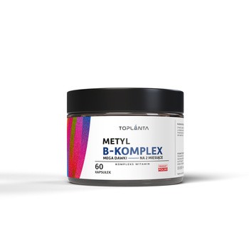 METYL B-KOMPLEX EXTRA STRONGbNA 2 MIESIĄCE 60 kaps.