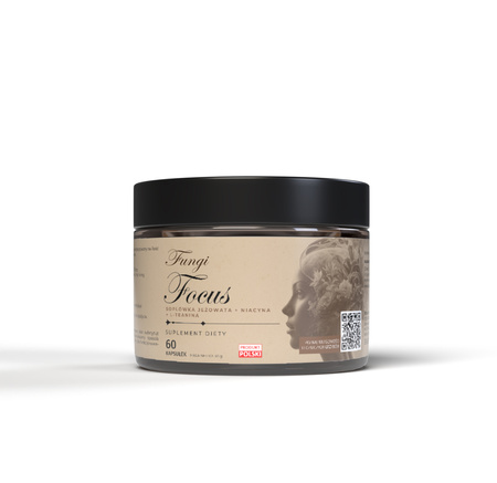 Focus (Soplówka Jeżowata + L-teanina + Niacyna) 60 kaps.