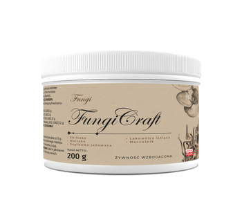FungiCraft standaryzowane skoncentrowane ekstrakty grzyby adaptogenne 6w1