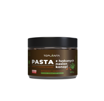 Pasta z nasion konopi 40 % białka +kwasy omega 3-6-9 + minerały