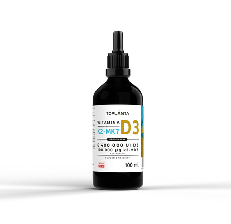 D3 100 ml 6 400 000 UI k2-Mk7 100 000 μg Liposomalna