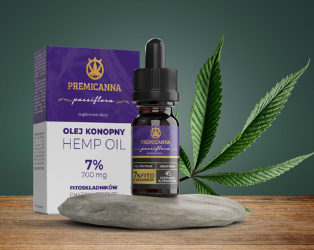 Zertifiziertes CBD 7% Öl mit Passiflora, Melisse und Melatonin für den Schlaf