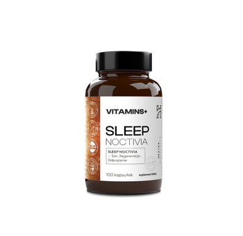 SLEEP NOCTIVIA 100 kaps x 500 mg — Sen, Regeneracja, Odprężenie 100 kaps.