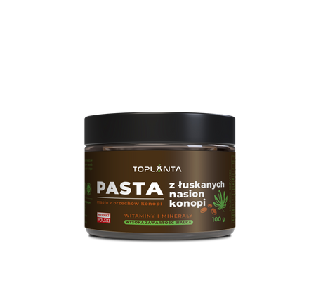 Pasta z nasion konopi 40 % białka +kwasy omega 3-6-9 + minerały