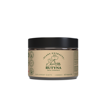 RUTYNA 60kaps.x500mg serce, cholesterol