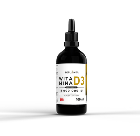 Liposomalna Witamina D3 8 000 000 UI — 100ml NAJMOCNIEJSZA !