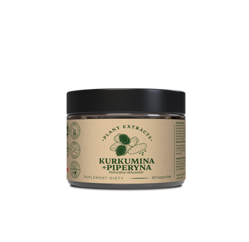 KURKUMINA + PIPERYNA 60kaps.x402mg naturalny aktywator