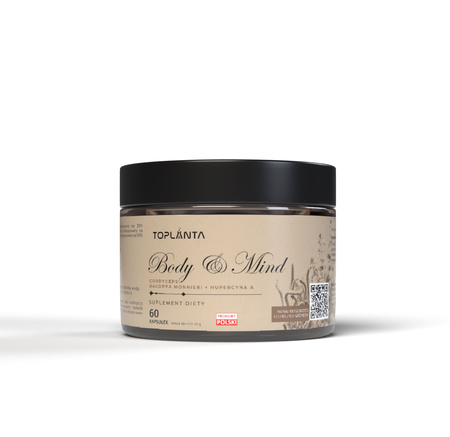 Body i Mind - Maczużnik bojowy, Bacopa Monnieri, Hupercyna A 60 kaps.