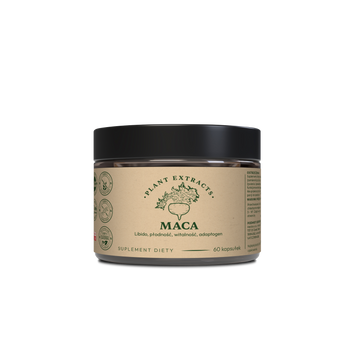 MACA 60 kaps.x500mg libido, płodność, witalność, adaptogen