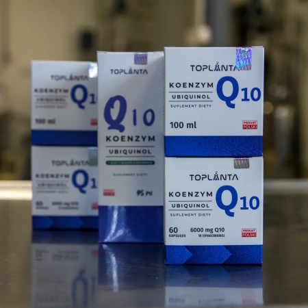 Koenzym Q10 Ubichinol z Olejem z Nasion Konopi - 95 ml z aplikatorem 6000 mg