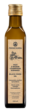 Olej z Czarnuszki Zimnotłoczony 250ml