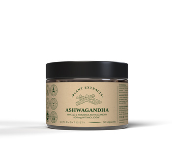 Ashwagandha – kapsułki standaryzowane na witanolidy 60 kaps.