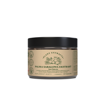 Palma sabatowa Saw Palermo 300mg x 60szt.  prostata, antyandrogenny, wspomaganie oddawania moczu, wzrost włosów, łysienie androgenne i typu męskiego,