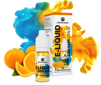 CBD E-liquid 10% Orange 10ml – Vaporizer Refill with Hemp Extract