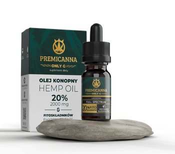 Certyfikowany Olej 20 % CBG ONLY - olejek konopny 2000 mg