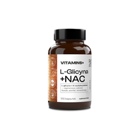 L-Glicyna + NAC - regeneracja, odnowa tkanek, pamięć, koncentracja 100 kaps.